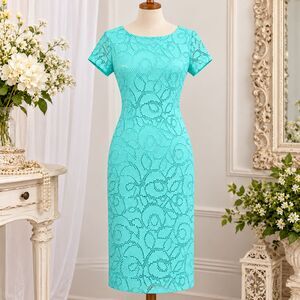 VA VA VOOM Mint Green Lace Body Con Pin Up Sexy Dress Size Small/XS NWT